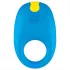 ROMP Juke - anello fallico vibrante impermeabile - silicone blu