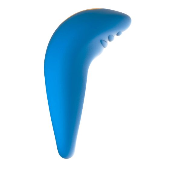 Anello vibrante per pene impermeabile e ricaricabile ROMP Juke (blu)