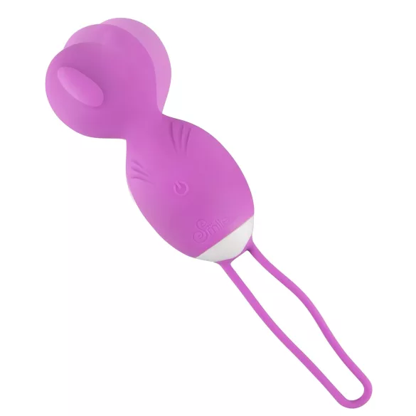 SMILE - ovetto vibrante rotante - silicone viola