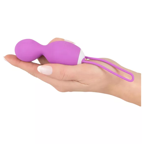 SMILE - ovetto vibrante rotante - silicone viola