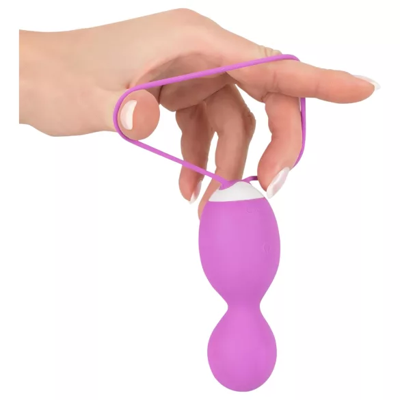 SMILE - ovetto vibrante rotante - silicone viola