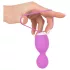 SMILE - ovetto vibrante rotante - silicone viola