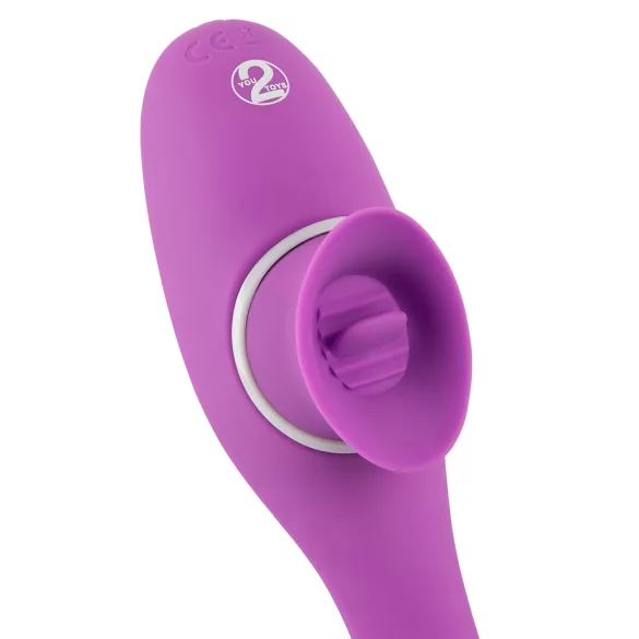 You2Toys - vibratore 2 in 1 ricaricabile - silicone viola