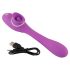 You2Toys Vibe Doppia Funzione - Vibratore Ricaricabile 2in1 (Viola)