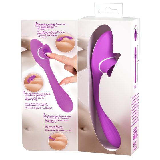 Vibratore Ricaricabile You2Toys Multifunzione per Clitoride e Vaginale (Viola)