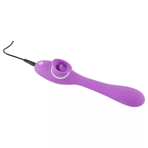 You2Toys - vibratore 2 in 1 ricaricabile - silicone viola