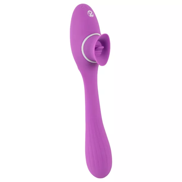 You2Toys - vibratore 2 in 1 ricaricabile - silicone viola