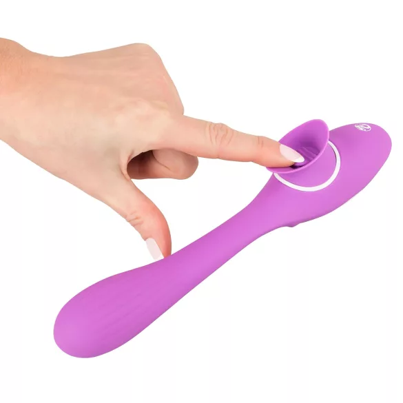 You2Toys - vibratore 2 in 1 ricaricabile - silicone viola