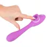 You2Toys - vibratore 2 in 1 ricaricabile - silicone viola