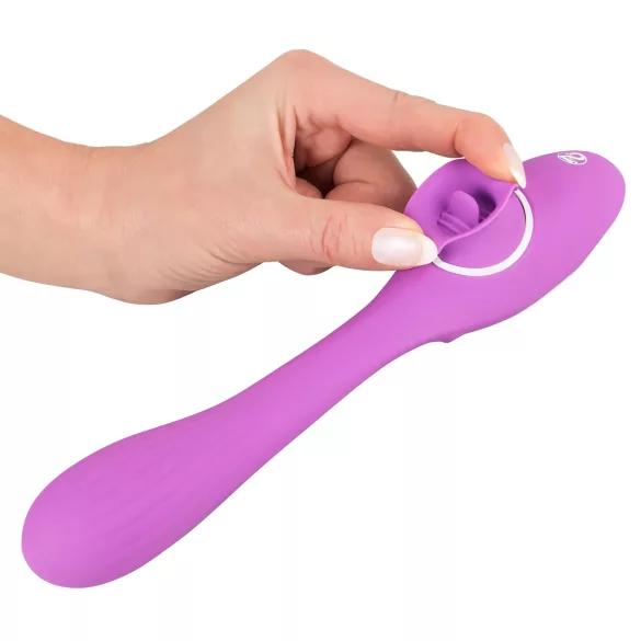 You2Toys - vibratore 2 in 1 ricaricabile - silicone viola