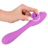 You2Toys - vibratore 2 in 1 ricaricabile - silicone viola