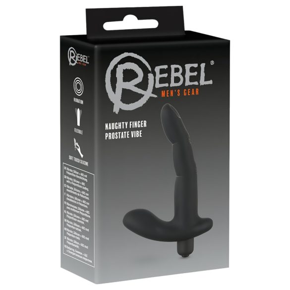 Dito Ribelle - vibratore prostatico (nero)