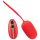 SMILE Love Ball - Ovulo vibrante ricaricabile e telecomandato (rosso)