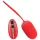 SMILE - ovetto vibrante wireless ricaricabile - rosso