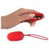 SMILE - ovetto vibrante wireless ricaricabile - rosso