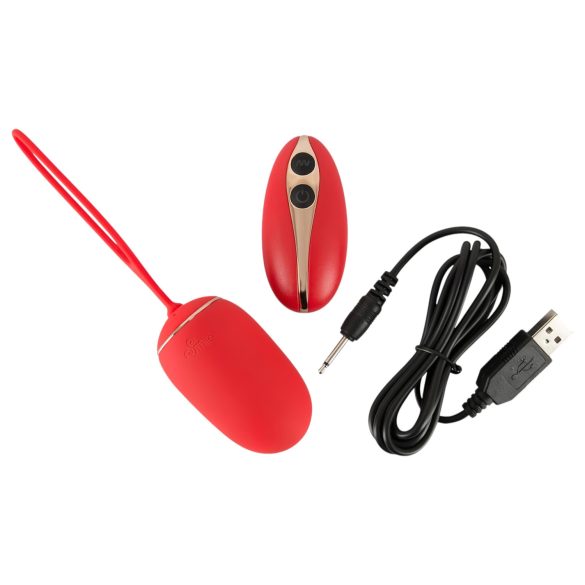 SMILE - ovetto vibrante wireless ricaricabile - rosso