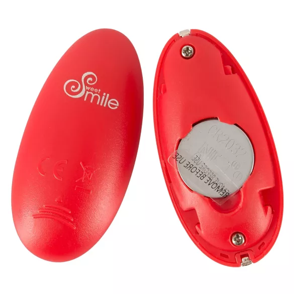 SMILE - ovetto vibrante wireless ricaricabile - rosso