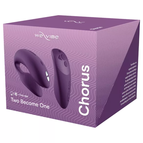 We-Vibe Chorus - vibratore coppia smart ricaricabile (viola)