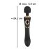 Bacchetta Cleopatra - Massaggiatore Vibratore Waterproof Ricaricabile (Nero)