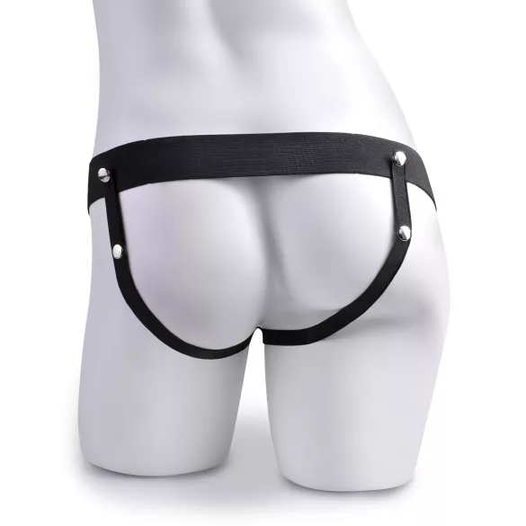 Pipedream - Fetish Strap-On 6 - cintura con fallo cavo a vibrazione indossabile (color carne)