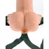 Pipedream - Fetish Strap-On 6 - cintura con fallo cavo a vibrazione indossabile (color carne)