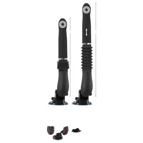 You2Toys - macchina del sesso RC 2.0 - vibratore a spinta ricaricabile nero