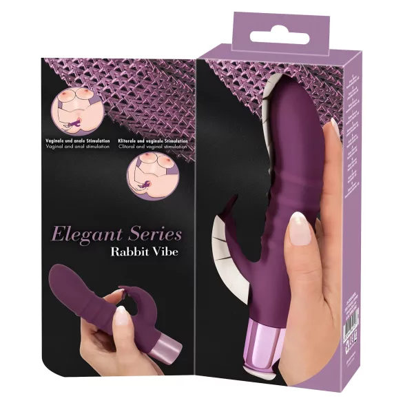 You2Toys - Rabbit Vibe - vibratore punto G ricaricabile con braccio clitorideo (viola)