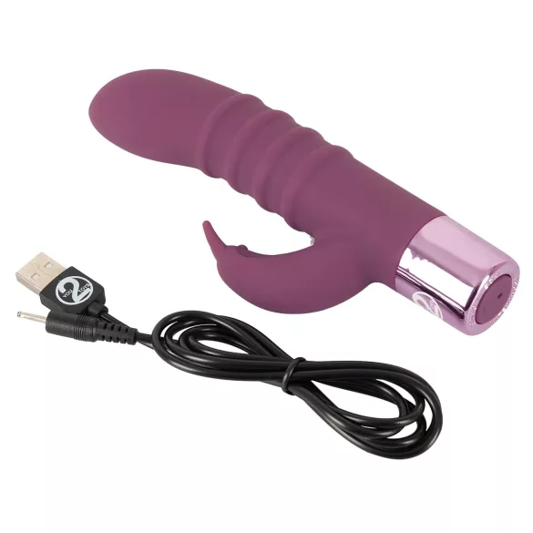 You2Toys - Rabbit Vibe - vibratore punto G ricaricabile con braccio clitorideo (viola)