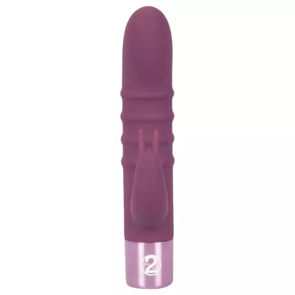 You2Toys - Rabbit Vibe - vibratore punto G ricaricabile con braccio clitorideo (viola)