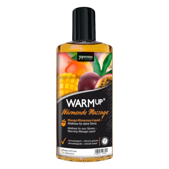 Olio da massaggio riscaldante JoyDivision WARMup - aroma mango-maracuja (150ml)