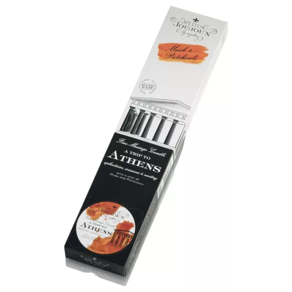 Petits Joujoux Athens - candela da massaggio - profumo muschio - 5x43ml