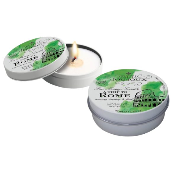 Petits Joujoux Rome - candela da massaggio - pompelmo e bergamotto (43ml)