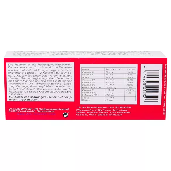 Doc Hammer - integratore alimentare capsule - unisex - 24 pezzi