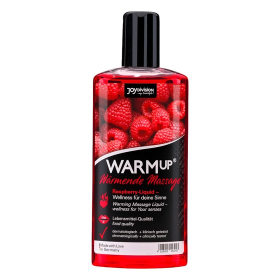 JoyDivision WARMup - Olio da massaggio riscaldante - Lampone (150 ml)