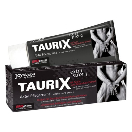 Crema per il pene TauriX" con taurina ed estratto di testicoli di toro (40ml)"