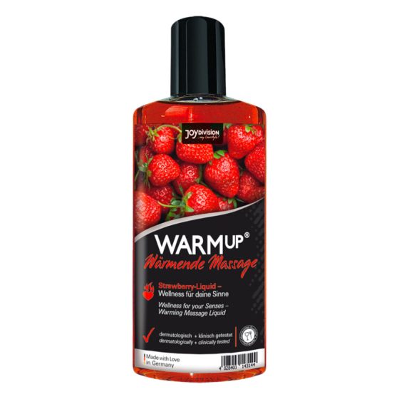 JoyDivision WARMup - Olio da massaggio riscaldante - fragola (150ml)