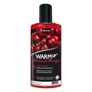 Olio da massaggio riscaldante JoyDivision WARMup - ciliegia (150ml)