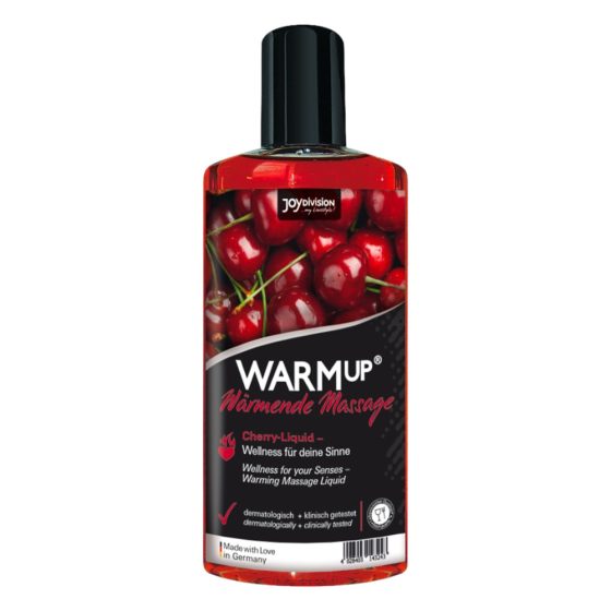 JoyDivision WARMup - Olio da massaggio riscaldante - Ciliegia (150 ml)