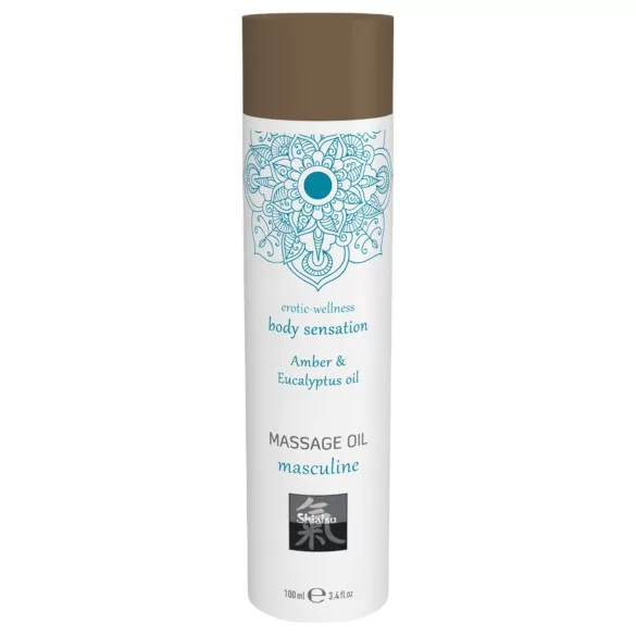 HOT - Shiatsu Maschile - olio da massaggio - ambra-eucalipto (100 ml)