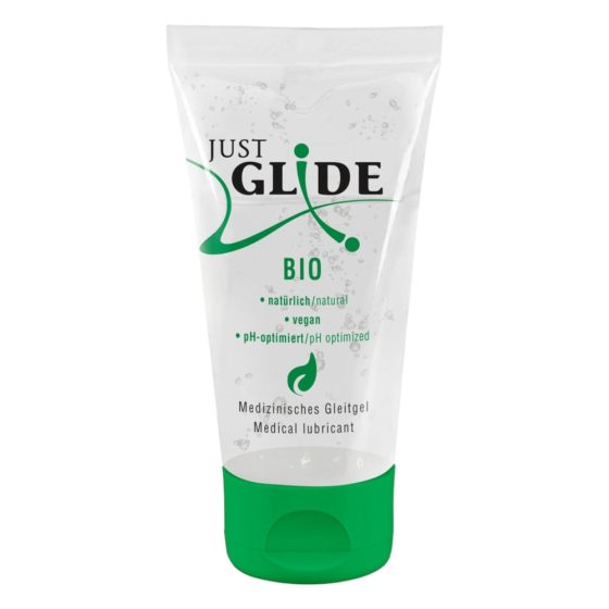 Just Glide Biologico - Lubrificante vegano a base d'acqua (50ml)