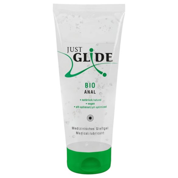 Just Glide Bio ANAL - Lubrificante Vegano a Base d'Acqua (200ml)