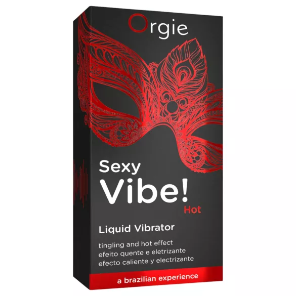Orgie - lubrificante effetto vibrante riscaldante gusto fragola 15ml