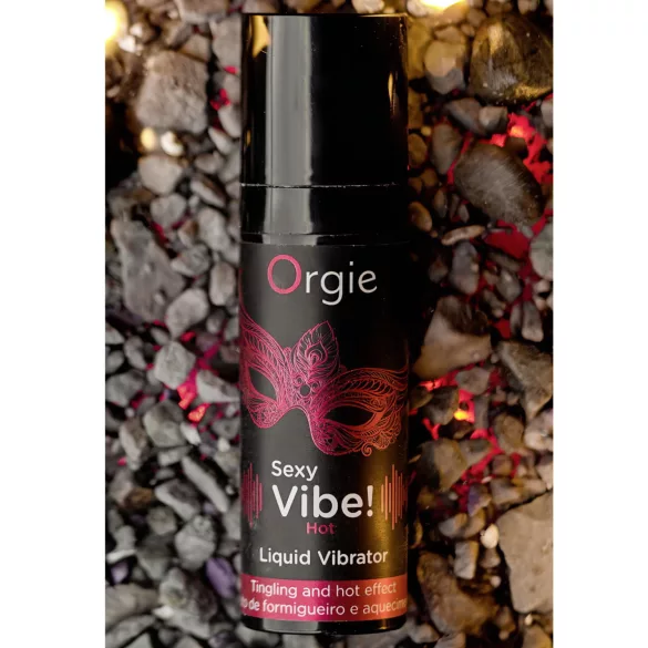 Orgie - lubrificante effetto vibrante riscaldante gusto fragola 15ml