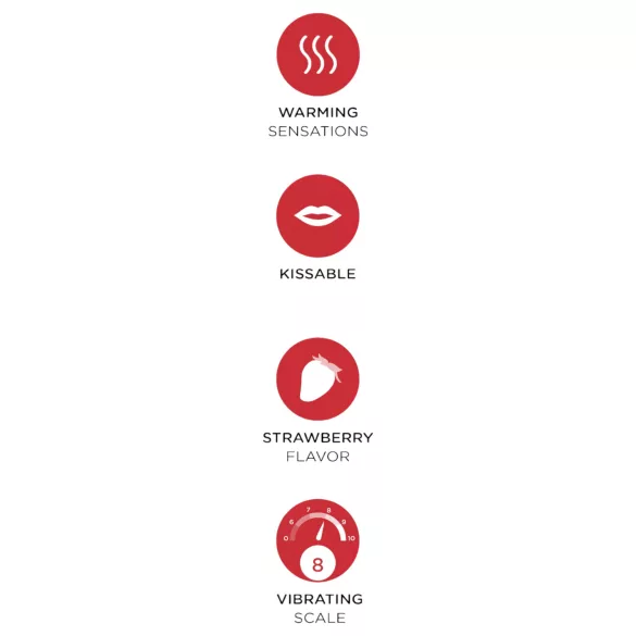 Orgie - lubrificante effetto vibrante riscaldante gusto fragola 15ml