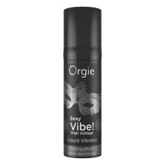   Orgie Sexy Vibe Alta Tensione - vibratore liquido intensivo unisex (15ml)