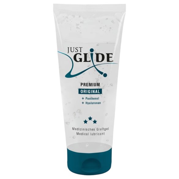 Just Glide Premium Original - lubrificante vaginale vegano a base d'acqua 200ml