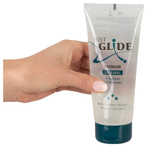 Just Glide Premium Original - lubrificante vaginale vegano a base d'acqua 200ml