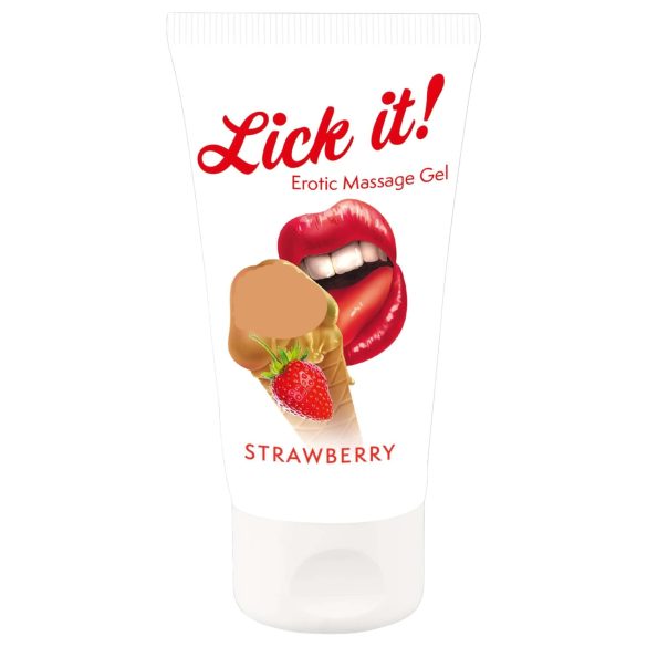 Lick it! - Lubrificante 2in1 commestibile - Fragola (50ml)