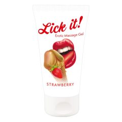 Lick it! - Lubrificante commestibile 2in1 - Fragola (50ml)
