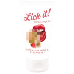   Lick it! - lubrificante 2in1 commestibile champagne e fragola (50 ml)